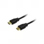 Cabo de vídeo/áudio/rede Logilink High Speed with Ethernet - HDMI - HDMI, 19 pinos (M) - HDMI, 19 pinos (M) - 1 m - Preto (CH0035)