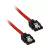 Corsair CC-8900254 Premium Sleeved cabo SATA, SATA (M) para SATA (M), 60 cm, vermelho (2 un.)