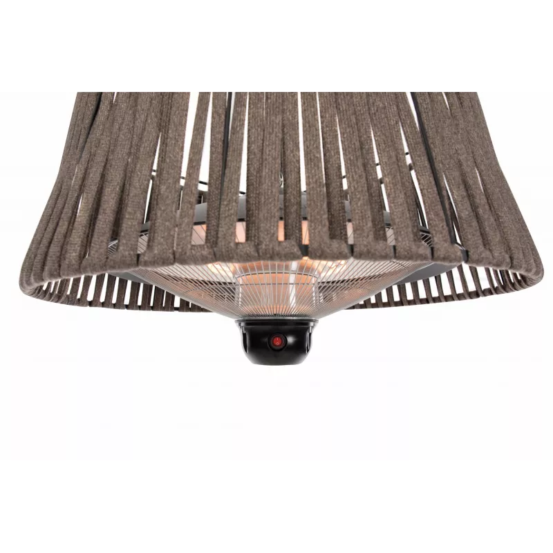 Sunred Artix Corda - Aquecedor de teto 1800 W, castanho