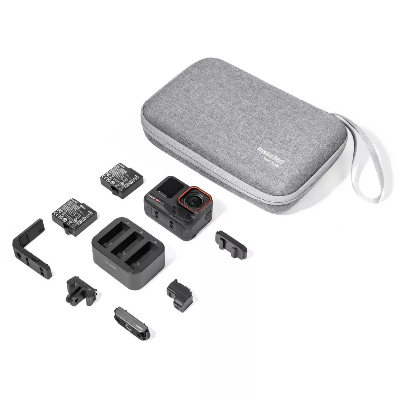Bolsa para câmara Insta360 Ace Pro 2 cinzenta 255x175x70 mm