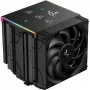 Arrefecedor de CPU DeepCool AK620 Digital PRO — ventoinha de 120 mm, 1750 rpm, 25 dB, 12 V, compatível com LGA1700/AM5, preto