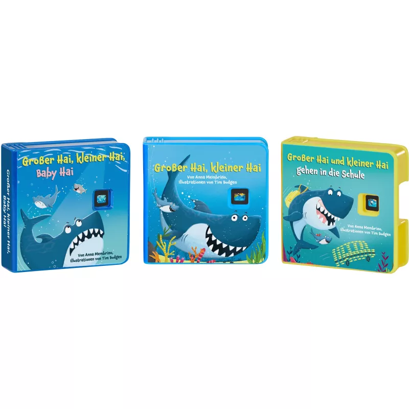 Little Tikes Story Dream Machine – Coleção Big Shark Little Shark, audiolivro