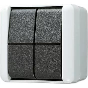Botão duplo JUNG 10AX 250V 2 comutadores 839 W 839W