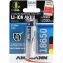 ANSMANN - Bateria 18650 - Li-Ion - 2600 mAh - 9,36 Wh - prateado (1307-0000)
