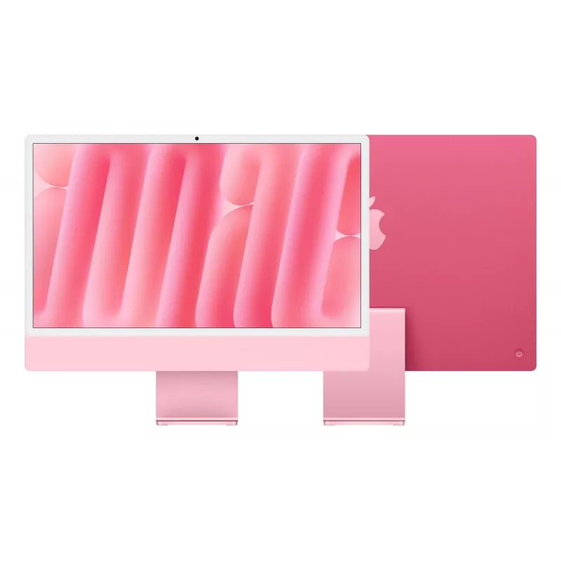iMac 24 polegadas: M4 10/10, 16GB, 256GB SSD – rosa