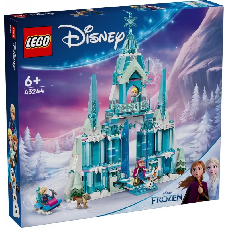 Brinquedo de construção LEGO Disney Princess Palácio de Inverno da Elsa 43244 — conjunto de construção para brincadeira imaginativa