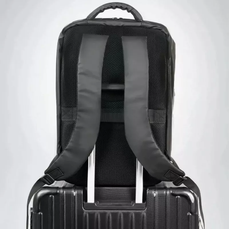 Mochila Vention KRPB0 preto 18L poliéster repelente à água para portáteis de 15,6 inch