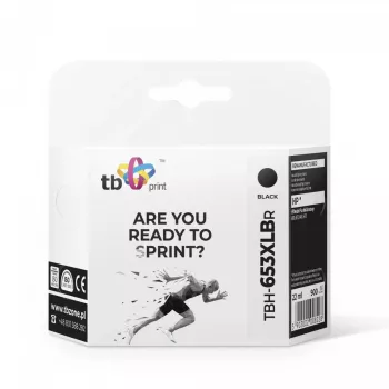 Tinta para HP DJ6075 TBH-653XLBR preto ref.