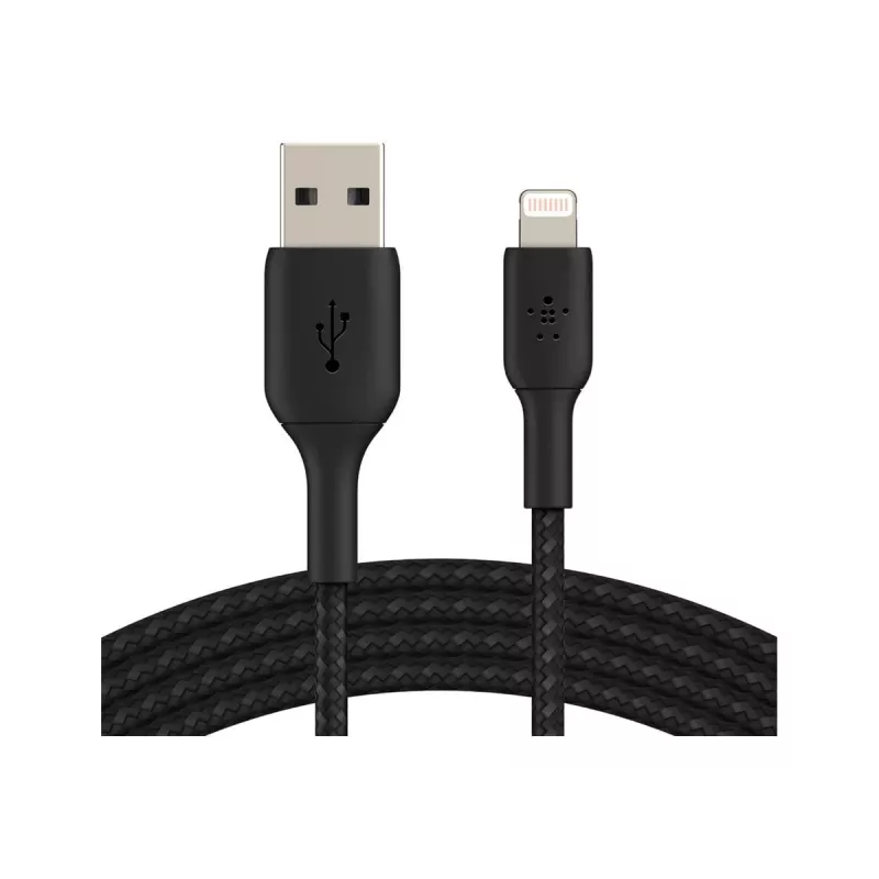 Cabo Lightning Belkin CAA002BT3MBK 3m Preto