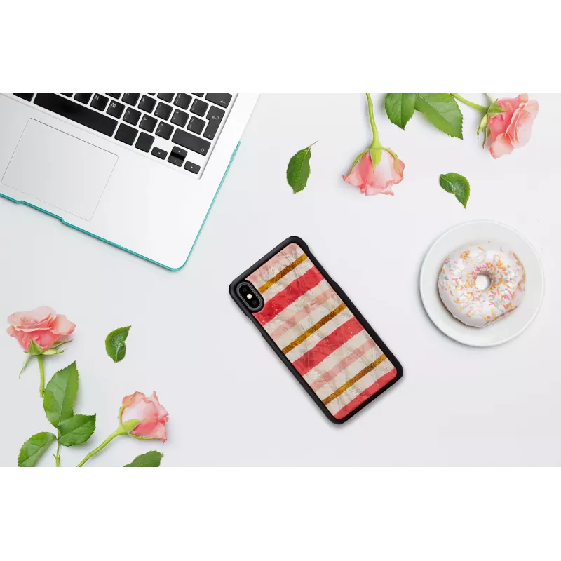 Capa para telemóvel iKins para iPhone XS Max — preta, design Shortcake