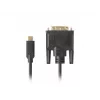 Adaptador de cabo de vídeo LANBERG CA-CMDV-10CU-0030-BK, USB Type-C para DVI-D, 3 m, preto