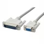 ROLINE cabo de modem 9pol. BU - 25pol. ST 1,8m (11.01.4518)