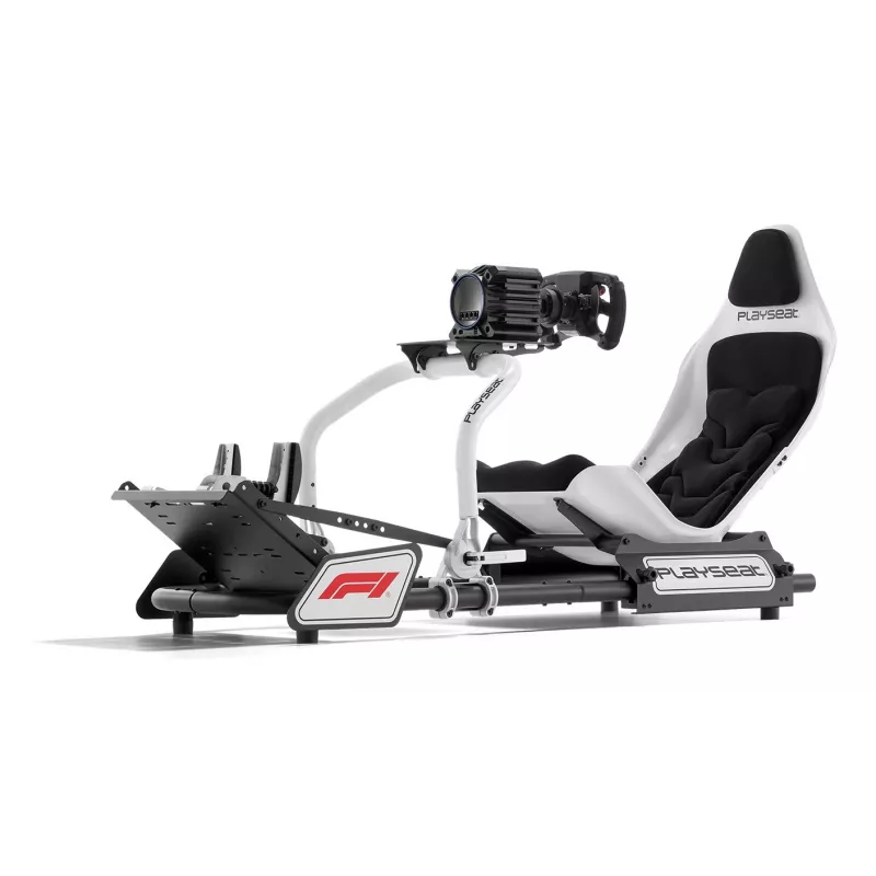 Cadeira gaming universal Playseat Formula Instinct F1 Edition assento acolchoado preto branco