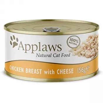 Applaws Peito de Frango com Queijo em Caldo, 156 g, Alimento húmido para gatos adultos