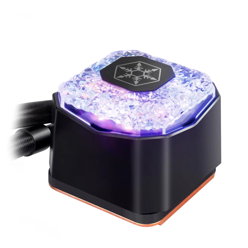SilverStone PF360 - Refrigeração líquida para processadores - (para: LGA775, LGA1156, AM2, LGA1366, AM3, LGA1155, LGA2011, FM1, FM2, LGA1150, LGA1151, AM4, LGA2066, LGA1200) - cobre - 120