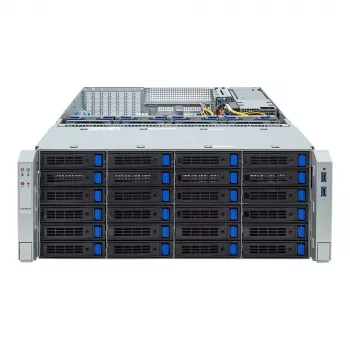 Servidor rack 4U GIGABYTE S453-S70-AAV1 — dual socket LGA4677, DDR5, 16 DIMM, 38x 2,5 polegadas/M.2, fonte de alimentação redundante 1600W (80 PLUS Titanium)