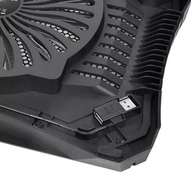 Base de arrefecimento para portátil Thermaltake Massive V20 43,2 cm (17 polegadas) preto