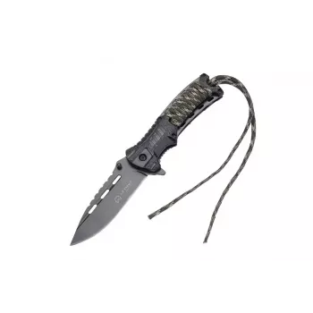 Faca de sobrevivência AZYMUT Survival Fire Starter — faca de camping de lâmina fixa com pedra de fogo integrada