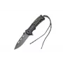 Faca de sobrevivência AZYMUT Survival Fire Starter — faca de camping de lâmina fixa com pedra de fogo integrada