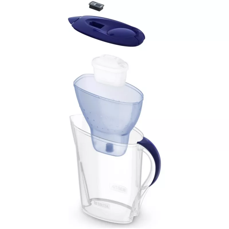 Jarra filtrante de água BRITA Marella XL, filtro de mesa com cartuchos MAXTRA, depósito de 3,5 l, capacidade de filtração de 2 l, azul