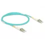 Cabo de fibra ótica DELOCK LC para LC multimodo OM3 2 m