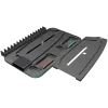 Suporte de arrefecimento CANYON CS-51 RGB para PS5 slim preto com estação de carregamento dupla para comandos