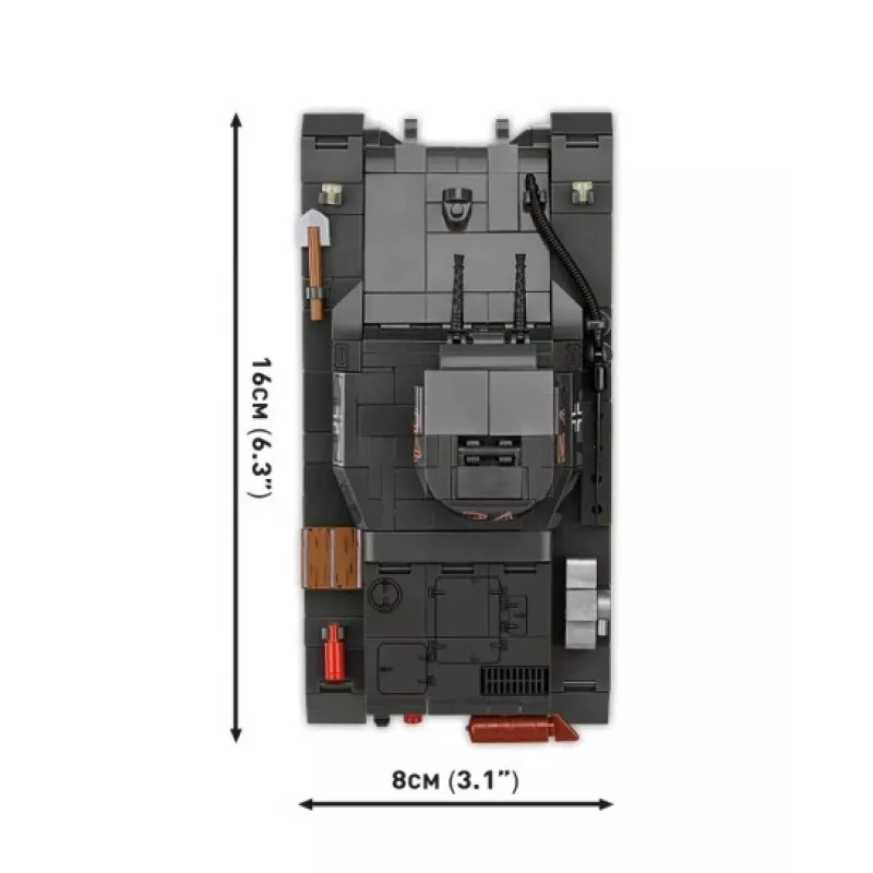 Conjunto de construção Cobi Panzer I Ausf. B – 654 peças, modelo detalhado
