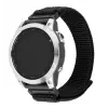 Bracelete de nylon QuickFit 26 mm de substituição FIXED para Garmin, preto