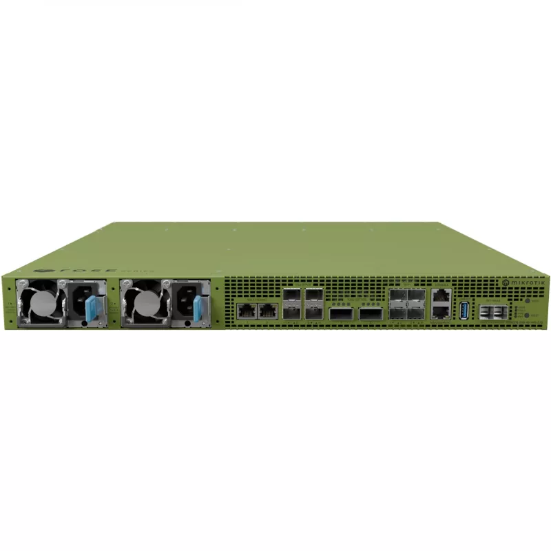 Servidor de dados MikroTik ROSE RDS2216-2XG-4S+4XS-2XQ, 2x 100G QSFP28, 4x 25G SFP28, 4x 10G SFP+, 2x 10G RJ45