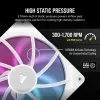 Ventoinha Corsair iCUE LINK RX140 RGB 14 cm branca 300–1700 RPM