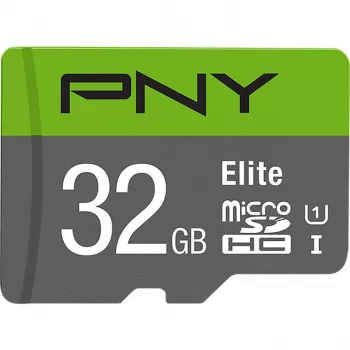 Cartão MicroSDHC PNY Elite 32 GB Class 10 UHS-I P-SDU32GU185GW-GE