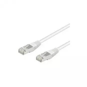 Cabo de rede Goobay CAT 5e, F/UTP, branco, 15 m - mistura de cobre CCA (93493)