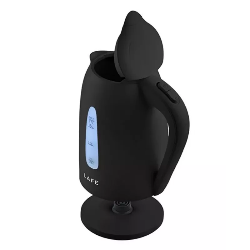 Chaleira elétrica LAFE 1,7 l 2200 W preta