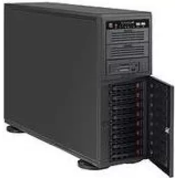 Supermicro SC743 AC-668B - Full Tower - 4U - ATX estendido - SATA/SAS - Hot-Swap 668 Watt - Preto - USB