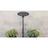 Aquecedor elétrico Sunred SMQ2000A para interior e exterior preto 2000 W aquecedor elétrico de quartzo