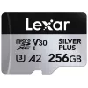 Cartão de memória microSD 256GB C10 A2 U3 V30 205/150MB/s Silver Plus