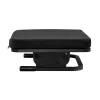 Apoio para os pés MACLEAN MC-460 apoio para os pés ergonómico acolchoado em metal, base antiderrapante, inclinação -20–20°, carga máx. 20 kg, preto