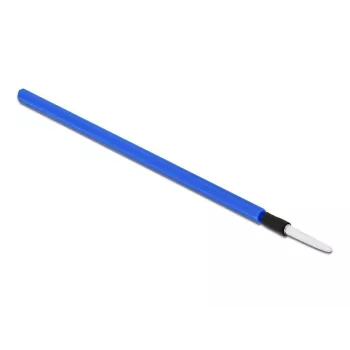 Delock 86780 cotonetes de limpeza para fibra ótica, 10 cm, azul, embalagem de 5