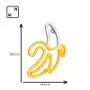 Luz néon decorativa MANTA SNL01WHT – design claro e colorido, iluminação de destaque de parede