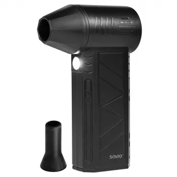 Soprador de folhas Savio MD-01 60 W 7,4 V 140 km/h iões de lítio (Li-Ion)
