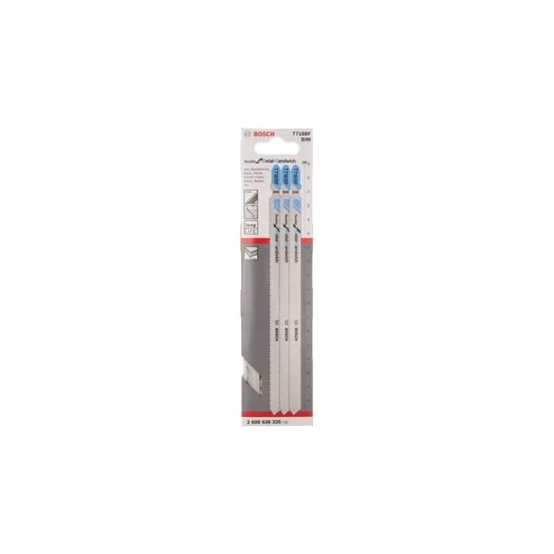 Bosch T 718 BF Flexible for Metal-Sandwich lâminas de serra de vaivém