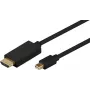 Adaptador de cabo de vídeo Microconnect MDPHDMI3B 3 m Mini DisplayPort HDMI Type-A (standard) preto