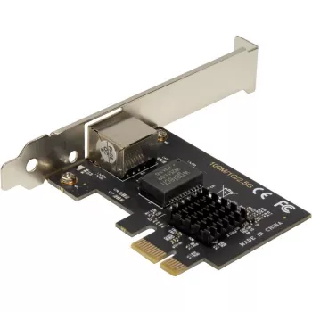 Placa de interface Inter-Tech ST-7266 PCIe RJ-45 refrigeração passiva
