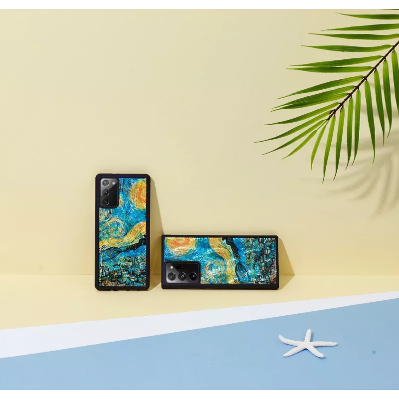 Capa de proteção iKins para Samsung Galaxy Note 20 Ultra — design noite estrelada preto