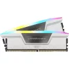 Corsair Vengeance RGB CMH64GX5M2B6000Z30W, 64 GB, 2 x 32 GB, DDR5, 6000 MHz, 288-pin DIMM, branco