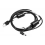 Cabo de alimentação Zebra CBL-DC-388A1-01 preto 1,8 m