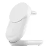 Carregador de interior Belkin UltraCharge 25W Qi2 3em1 carregador magnético UE branco redondo