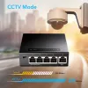 Switch de Rede Cudy GS105 — 5 Portas Gigabit Ethernet (10/100/1000), Preto, Fonte de Alimentação 5 V DC Incluída