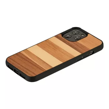Capa para telemóvel Man and Wood para iPhone 12 Pro Max, areia preta
