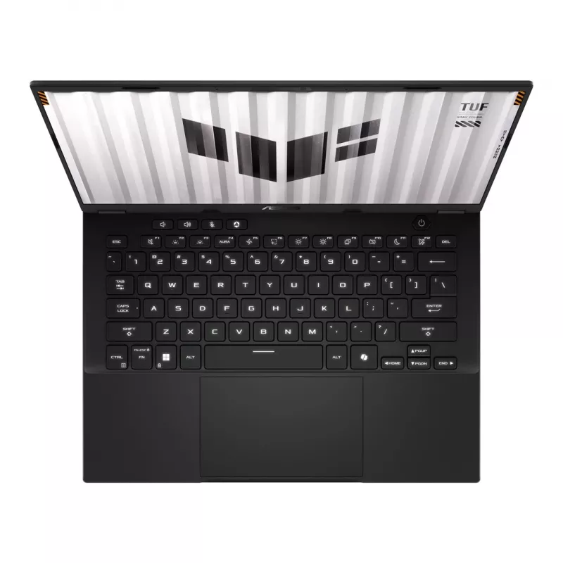 Portátil ASUS FA401UH-RG018 — 14 polegadas WQXGA IPS 165Hz, AMD Ryzen 7 260 (8c/16t, até 5,1 GHz), RTX 5050 8GB, 16GB LPDDR5x, 512GB PCIe 4.0 SSD, 73Wh